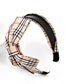 Fashion Plaid Navy Bowknot Non-slip Lattice Headband