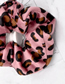 Fashion Leopard Beige Plush Leopard Fabric Large Intestine Ring