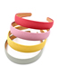 Fashion Yellow Candy Color Fabric Solid Color Hair Band