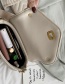 Fashion Coffee Color Two-piece Textured One-shoulder Chain Crossbody Bag