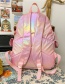 Fashion Pink Gradient Laser Backpack
