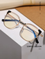 Fashion C8 White/anti-blue Light Metal Anti-blue Glasses