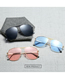 Fashion C3 Gold/powder Tablets Candy-colored Metal Sunglasses