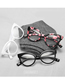 Fashion C1 Wine Red/transparent There Are Lens Frames With Myopia Glasses