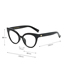 Fashion C4 Bright Black/transparent There Is A Lens Frame With Myopia Glasses