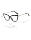 Fashion C3 Transparent/anti-blue Light Tr90 Spring Cut Edge Anti-blue Light Can Be Equipped With Myopia Flat Lens