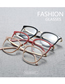 Fashion C4 Bright Black/transparent Ultra-light Can Be Equipped With Myopia Round Frame