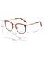 Fashion C2-2 Khaki/transparent Ultra-light Can Be Equipped With Myopia Round Frame