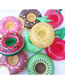 Fashion Donut Cup Holder Coffee Color Pvc Inflatable Bread Beverage Cup Holder