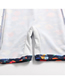 Fashion Boy A Lot Of Fish Printed Fish One-piece Swimsuit Set Free Swimming Cap Boxer