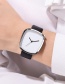 Fashion Silver Color Shell Brown With White Noodles Scale Face Quartz Watch