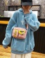 Fashion Blue Contrast Crossbody Canvas Nylon Shoulder Bag