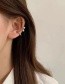 Fashion Silver Suit Non-pierced Metal Pearl Ear Bone Clip Set