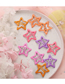 Fashion Color 3 Five-pointed Star Hairpin