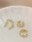 Fashion Gold Color Ear Clip Three-piece Non-pierced Ear Bone Clip