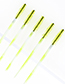 Fashion Light Green Disposable Eyelash Brush Double Color 50pcs
