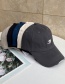 Fashion Beige Embroidered Baseball Cap With Sunshade Soft Top