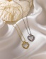 Fashion Gold Color Lace Love Shell Necklace