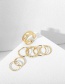 Fashion Silver Color Alloy Ring Combination Set