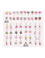 Fashion Color Animal Drip Earrings Set