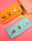 Fashion Light Pink High Elastic Oxford Cloth Solid Color Pencil Case