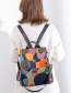 Fashion Color Printed Oxford Canvas Backpack
