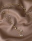 Fashion Silver Zircon Star Moon Tassel Necklace