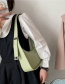 Fashion Creamy-white Textured Wide Shoulder Strap Shoulder Bag