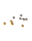 Fashion Golden Stainless Steel Multifunctional Spherical Ear Plug (single) (1pcs)