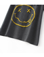 Fashion Gray Smiley Face Print T-shirt