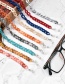 Fashion Transparent Orange Acrylic Chain Glasses Chain