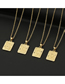 Fashion B (including Chain) Copper English Letter Pendant Necklace