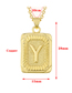 Fashion Z (including Chain) Copper English Letter Pendant Necklace