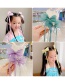 Fashion Dark Green Children's Bow Ribbon Hairpin