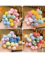 Fashion Yellow Wave Penalty Balls Pack Of 10 Children's Elastic Ball Hair Tie