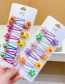 Fashion Acrylic Five-petal Flower [10 Trial Packs] Children's Flower And Fruit Hairpin