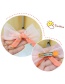 Fashion Pale Pink Mesh Bow Children's Net Yarn Bow Hairpin
