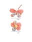 Fashion Pink Children's Fabric Floral Butterfly Small Flower Hairpin