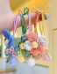 Fashion Pink Children's Floral Hair Rope