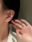 Fashion Silver Color Diamond-studded Geometric Ear Bone Clip