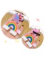 Fashion 14-piece Crystal Grape Set Children Cartoon Rainbow Hairpin
