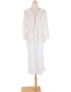 Fashion White Hollow Lace Shawl Sun Protection Shirt