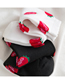 Fashion New Black Tri-color Hemming Love Flower Socks