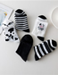 Fashion Cow Thick Stripes Cartoon Pattern Striped Tube Socks