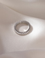 Fashion Silver Crystal Zircon Ring