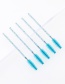 Fashion Disposable-eyelash Brush-crystal-royal Blue-50pcs Disposable Crystal Eyelash Brush