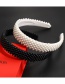 Fashion Two White Pearl Chains Entwined Pearl Headband