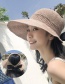 Fashion Lace-black Bowknot Knitted Empty Straw Hat