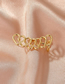 Fashion Kc Gold Geometric Love Ear Bone Clip