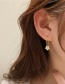 Fashion Gold Color Fringed Diamond Flower Earrings